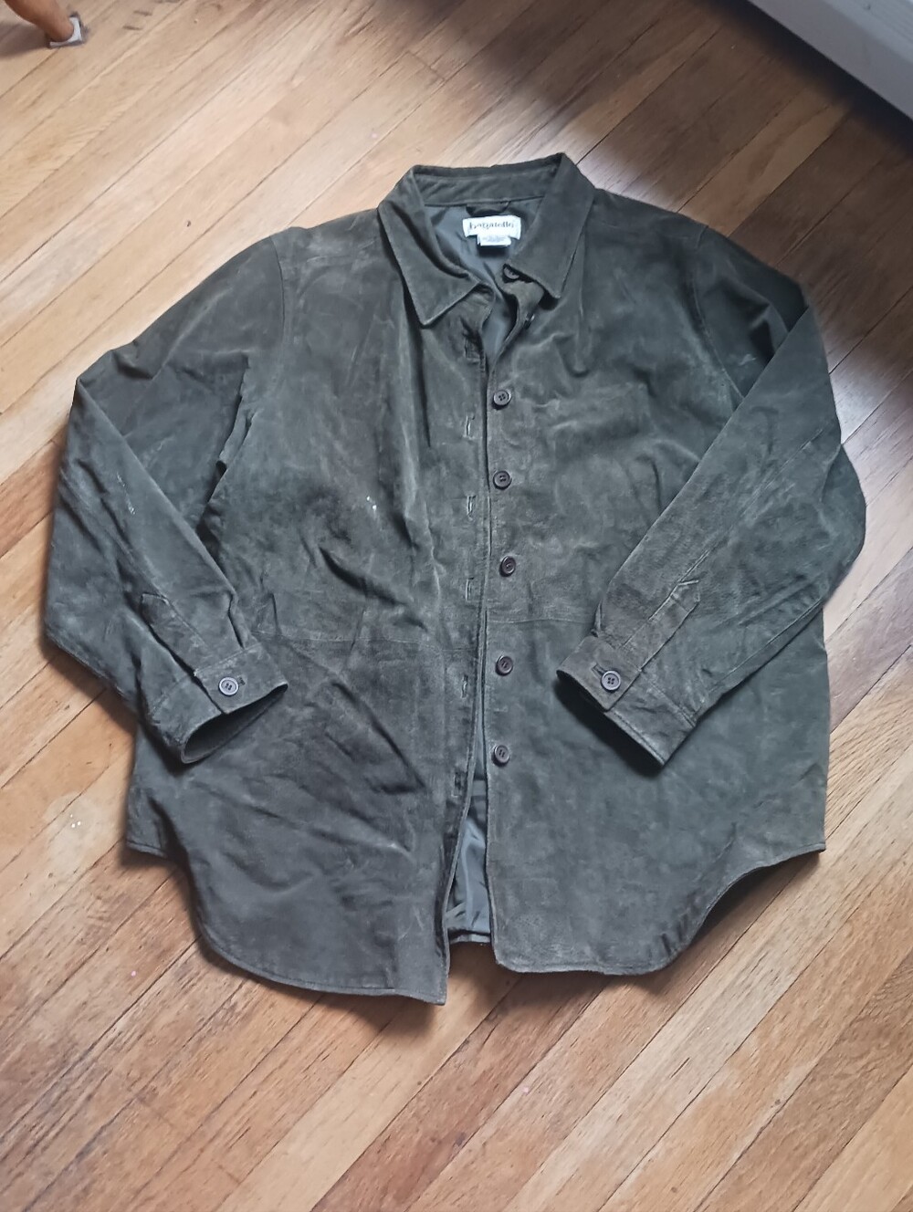 Bagatelle Chore Coat Leather Green